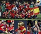 Испании, чемпион мира по футболу 2010 Южная Африка